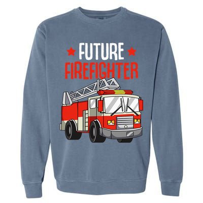 Future Firefighter Fireman Firefighting Garment-Dyed Sweatshirt