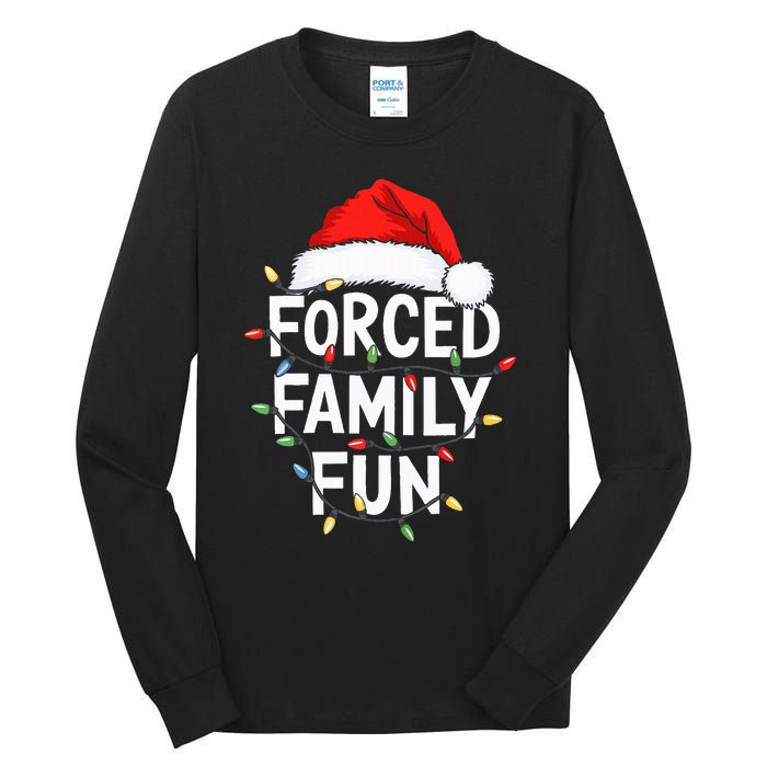 Forced Family Fun Christmas Pajamas Tall Long Sleeve T-Shirt