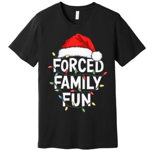 Forced Family Fun Christmas Pajamas Premium T-Shirt