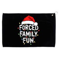 Forced Family Fun Christmas Pajamas Grommeted Golf Towel