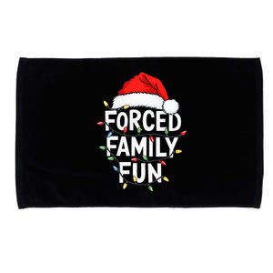 Forced Family Fun Christmas Pajamas Microfiber Hand Towel