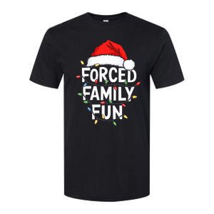 Forced Family Fun Christmas Pajamas Softstyle CVC T-Shirt