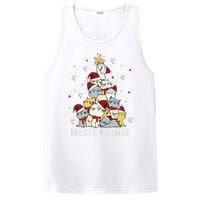 Festive Feline Fun Adorable Christmas Tree Kitty for Cat Lovers PosiCharge Competitor Tank