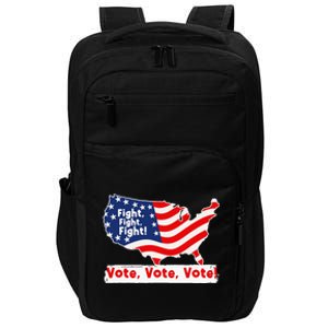 Fight Fight Fight! Vote Vote Vote! Trump Elon 2024 Impact Tech Backpack