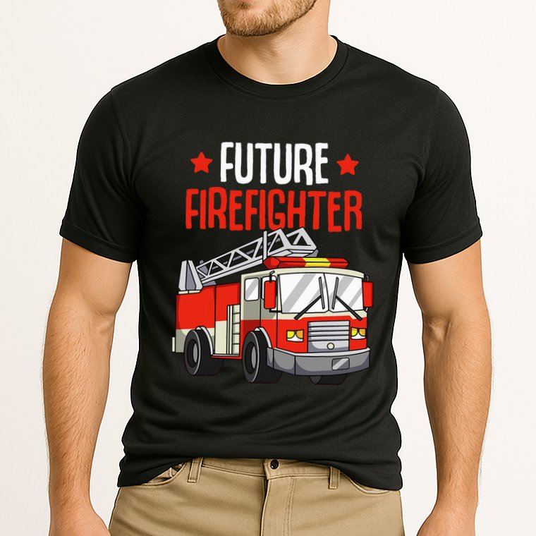 funny Future Firefighter Fireman Firefighting Performance Shirt