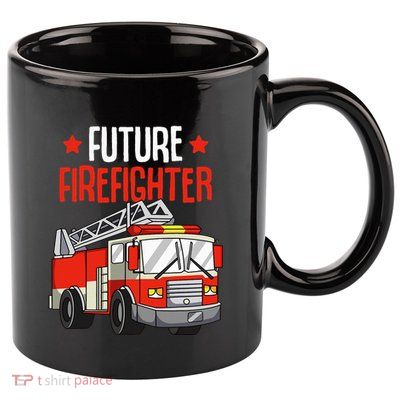 funny Future Firefighter Fireman Firefighting 11oz C Handle Ceramic Mug