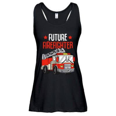funny Future Firefighter Fireman Firefighting Ladies Essential Flowy Tank