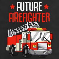 funny Future Firefighter Fireman Firefighting Golf Towel