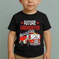 funny Future Firefighter Fireman Firefighting Toddler T-Shirt