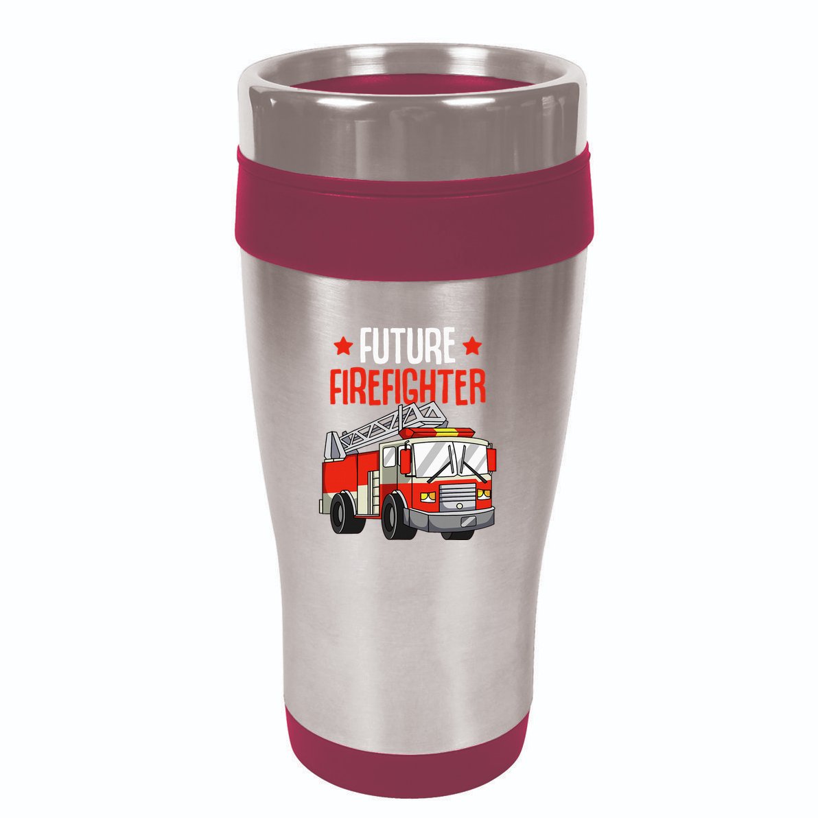 funny Future Firefighter Fireman Firefighting 16oz Travel Tumbler