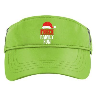 Forced Family Fun Winter Holidays Funny Christmas Gift Cool Gift Adult Drive Performance Visor