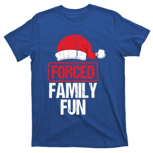 Forced Family Fun Winter Holidays Funny Christmas Gift Cool Gift T-Shirt