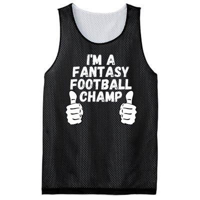 Funny Fantasy Football Legend, I’m A Fantasy Football Champ Mesh Reversible Basketball Jersey Tank