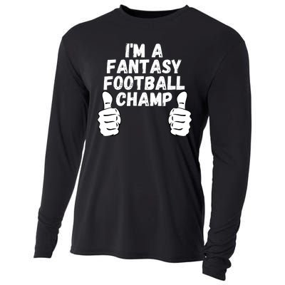 Funny Fantasy Football Legend, I’m A Fantasy Football Champ Cooling Performance Long Sleeve Crew