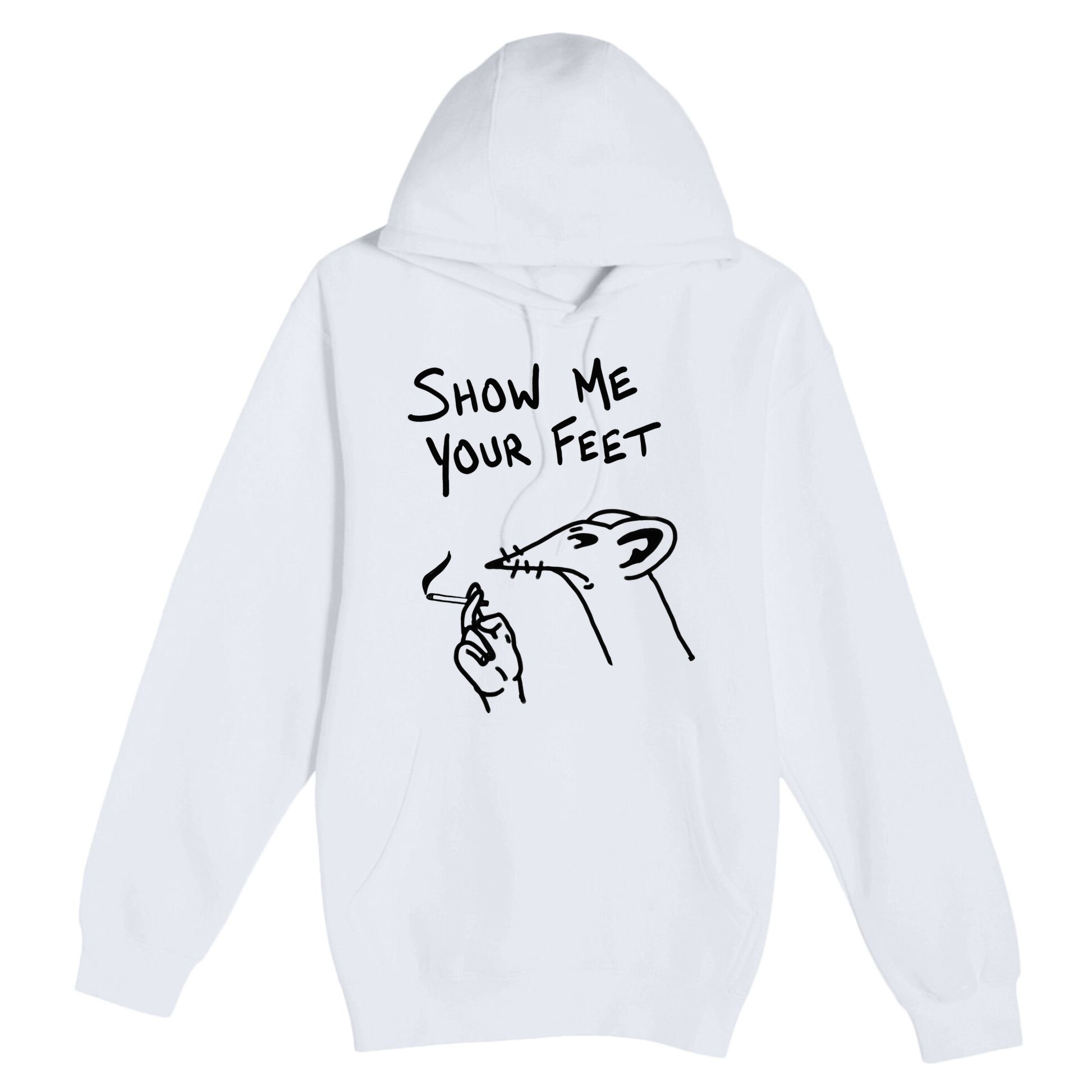 Funny Foot Fetish Show Me Your Feet Foot Worship Premium Pullover Hoodie