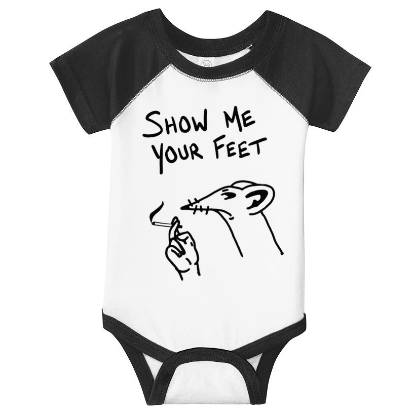 Funny Foot Fetish Show Me Your Feet Foot Worship Infant Baby Jersey Bodysuit