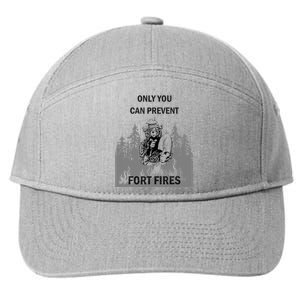 Fort Fires 7-Panel Snapback Hat