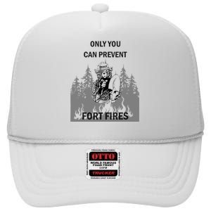 Fort Fires High Crown Mesh Back Trucker Hat