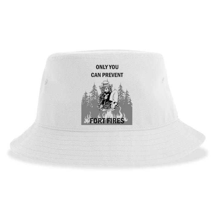 Fort Fires Sustainable Bucket Hat