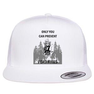 Fort Fires Flat Bill Trucker Hat