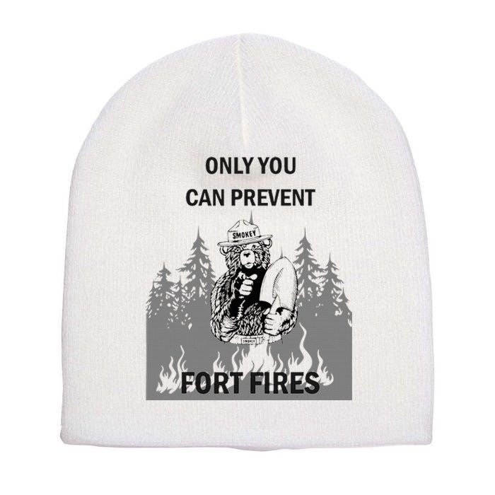 Fort Fires Short Acrylic Beanie