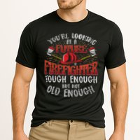 Future Firefighter Funny Cooling Performance Crew T-Shirt