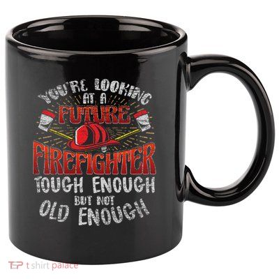 Future Firefighter Funny 11oz C Handle Ceramic Mug