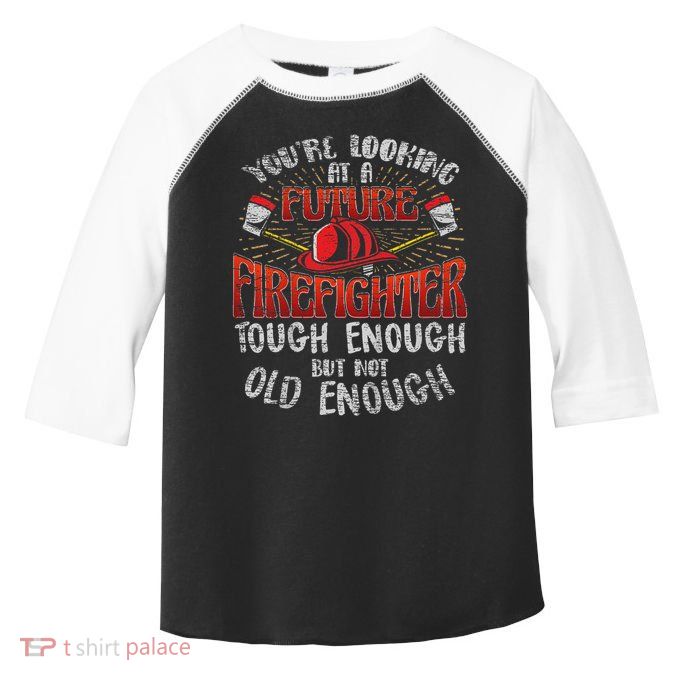 Future Firefighter Funny Toddler Fine Jersey T-Shirt