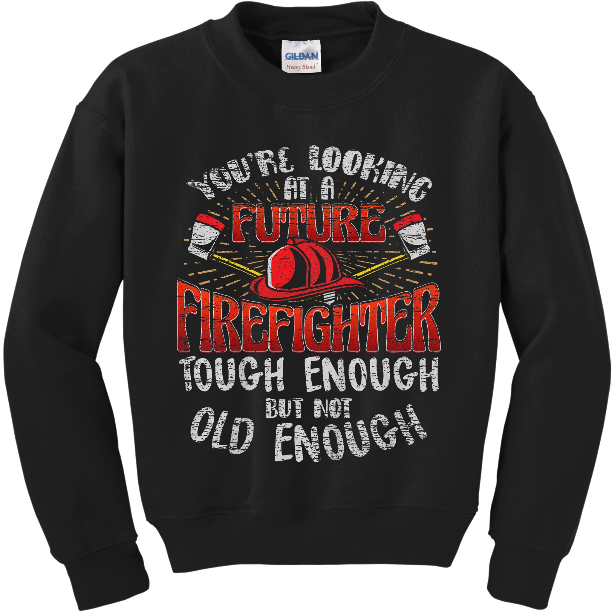 Future Firefighter Funny Kids Sweatshirt