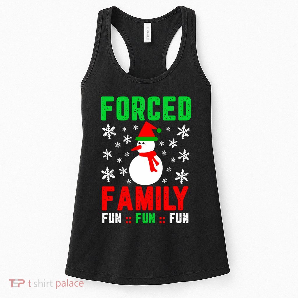 Forced Family Fun Women's Racerback Tank