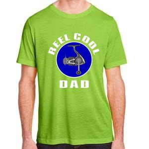 Fishing Funny Fisher Reel Cool Dad Funny Fishing Dad Gift Adult ChromaSoft Performance T-Shirt