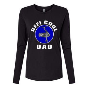 Fishing Funny Fisher Reel Cool Dad Funny Fishing Dad Gift Womens Cotton Relaxed Long Sleeve T-Shirt