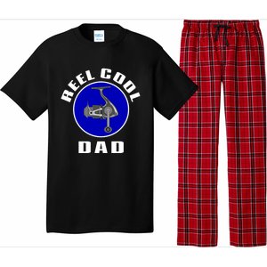 Fishing Funny Fisher Reel Cool Dad Funny Fishing Dad Gift Pajama Set