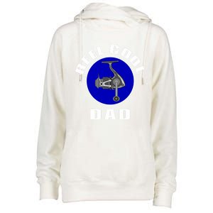 Fishing Funny Fisher Reel Cool Dad Funny Fishing Dad Gift Womens Funnel Neck Pullover Hood