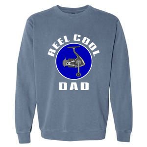 Fishing Funny Fisher Reel Cool Dad Funny Fishing Dad Gift Garment-Dyed Sweatshirt