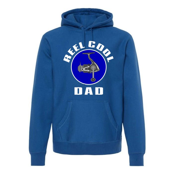 Fishing Funny Fisher Reel Cool Dad Funny Fishing Dad Gift Premium Hoodie