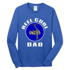 Fishing Funny Fisher Reel Cool Dad Funny Fishing Dad Gift Tall Long Sleeve T-Shirt