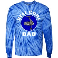 Fishing Funny Fisher Reel Cool Dad Funny Fishing Dad Gift Tie-Dye Long Sleeve Shirt