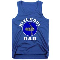 Fishing Funny Fisher Reel Cool Dad Funny Fishing Dad Gift Tank Top