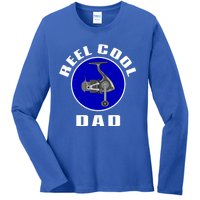 Fishing Funny Fisher Reel Cool Dad Funny Fishing Dad Gift Ladies Long Sleeve Shirt