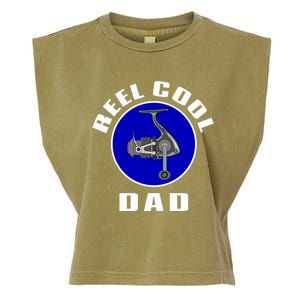 Fishing Funny Fisher Reel Cool Dad Funny Fishing Dad Gift Garment-Dyed Women's Muscle Tee