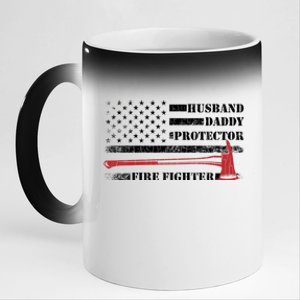 Firefighter Funny Fire Fire Truck Graphic Gift 11oz Black Color Changing Mug