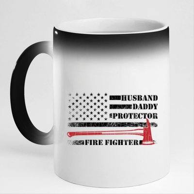 Firefighter Funny Fire Fire Truck Graphic Gift 11oz Black Color Changing Mug