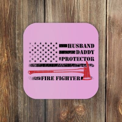 Firefighter Funny Fire Fire Truck Graphic Gift Coaster