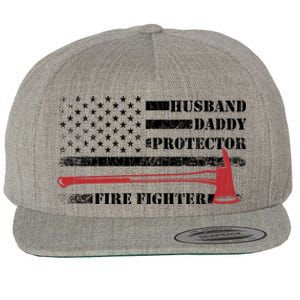 Firefighter Funny Fire Fire Truck Graphic Gift Wool Snapback Cap