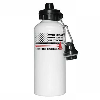 Firefighter Funny Fire Fire Truck Graphic Gift Aluminum Water Bottle