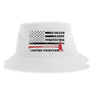 Firefighter Funny Fire Fire Truck Graphic Gift Sustainable Bucket Hat