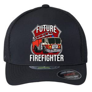 Future Firefighter Fire Fire Truck Car Gift Flexfit Unipanel Trucker Cap