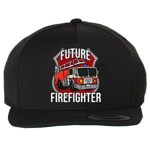 Future Firefighter Fire Fire Truck Car Gift Wool Snapback Cap