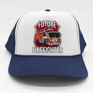 Future Firefighter Fire Fire Truck Car Gift Trucker Hat